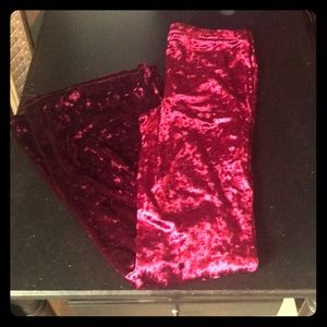 FOREVER 21 VELVET BELLBOTTOMS- SIZE L